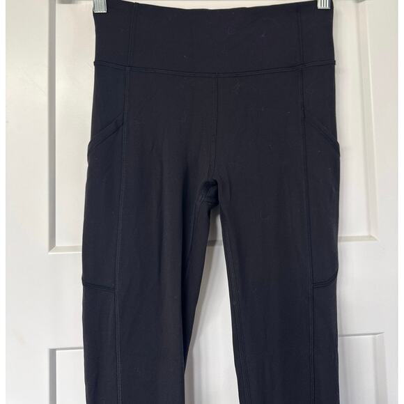 Lululemon Invigorate High-Rise Tight with Pockets in Black Everlux Sz 4 *W5CQFS - Picture 7 of 10